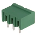 RS PRO 95 Series Pluggable Terminal Block 3-Contact 5.0 mm Pitch 1 Row 600V 15A Nylon Housing 874-4884