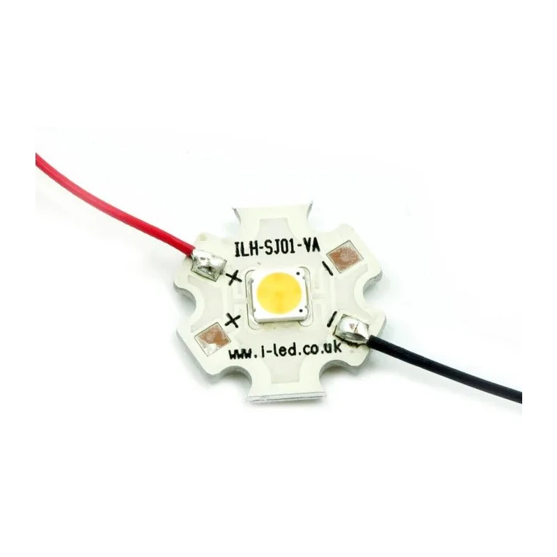 Intelligent LED Solutions Stanley N6J PowerStar LED Array 1-LEDs White 16500K 3V 2.25W ILH-SK01-CW95-SC211-WIR200.