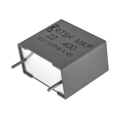 KEMET R75 Polypropylene Film Capacitor, 680 nF Capacitance, 5% Tolerance, 160 V DC, 90 V AC, Through Hole R75GI368050H0J