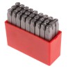 RS Pro 6 mm Engraving Letter Punch Set, 27 Pieces, Chrome Vanadium Steel, Capital A-Z 875-4742