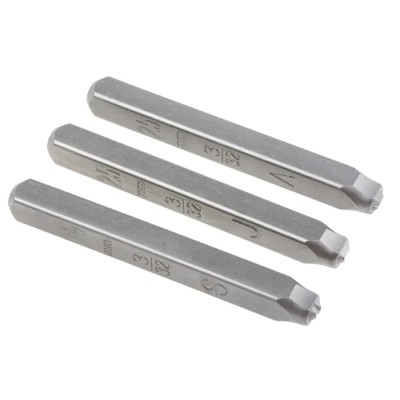RS Pro 2.5 mm x 27 Piece Engraving Letter Punch Set Chrome Vanadium Steel, Hardened HRC 58-60 875-4718