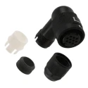 Hirose HR34B Series Circular Cable Connector 10 Contacts Female Plug, Miniature, IP67 IP68 Rated 