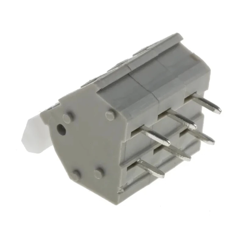 RS PRO 3001 Series 3-Contact 5 mm Pitch 1 Row PCB Terminal Block 300V 10A Polyamide Housing 874-5521