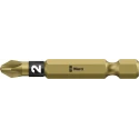 Wera Screwdriver Bit 1/4 in Hex Drive PZ2 Size, 50 mm Overall Length Model 05059912001