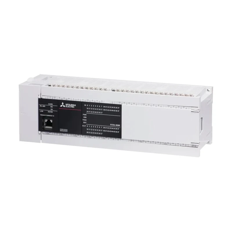 Mitsubishi Electric FX5U Series PLC CPU 40-Input Sink Input 40 Outputs Relay Output 