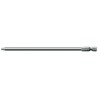 Wera Screwdriver Bit, 6.35 mm Hex Drive, T30 Size, 152 mm Overall Length, 1-Piece 05060201001