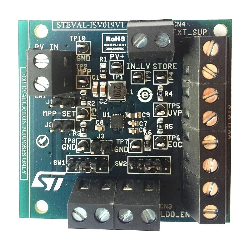 STMicroelectronics Ultra Low Power Energy Harvester and Battery Charger Evaluation Board  SPV1050