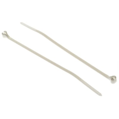 Thomas & Betts Non-Releasable Cable Tie 92 mm Length x 2.3 mm Width, White Polyamide 66 7TAG009570R0002 TY23MFR