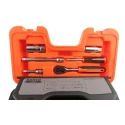 Bahco 53-Piece 1/2 in Drive Hexagon Socket Bit Socket Set Matt Finish Alloy Steel S330L