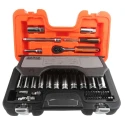 Bahco 53-Piece 1/2 in Drive Hexagon Socket Bit Socket Set Matt Finish Alloy Steel S330L