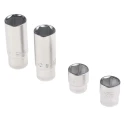 Bahco 53-Piece 1/2 in Drive Hexagon Socket Bit Socket Set Matt Finish Alloy Steel S330L