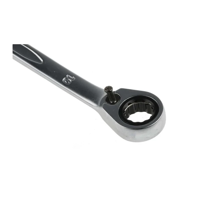 Bahco Ratchet Spanner 10 mm Metric Size Alloy Steel Chrome Finish 159mm Overall Length 1RM-10