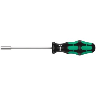 Wera High-Quality Hexagon Nut Driver 4 mm Tip, 125 mm Chrome Plated Stainless Steel Blade, 223 mm Overall Length 05028215001