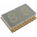 Kingbright 2-Digit 7 Segment Green LED Display Anode 12mcd Right Side Decimal Orientation 5.1mm KCDA02-123