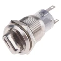 RS PRO Illuminated Anti-Vandal Selector Switch On-On 2 Positions IP67 Stainless Steel AV03 Series 877-1971