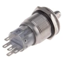 RS PRO Illuminated Anti-Vandal Selector Switch On-On 2 Positions IP67 Stainless Steel AV03 Series 877-1971