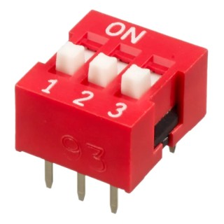 APEM Raised Rotary Coded DIP Switch Through Hole NDS-03-V