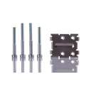Norgren DIN Rail Kit for Electronic Pressure Sensors, Robust Metal, 36.9mm x 30mm, Model 54D-DINRAIL-CLIP