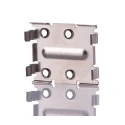Norgren DIN Rail Kit for Electronic Pressure Sensors, Robust Metal, 36.9mm x 30mm, Model 54D-DINRAIL-CLIP