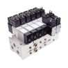 Norgren Solenoid Pilot Valve 5/2 Way Function, Sub-Base Mount, 10 bar Max Pressure, 650 L/min Flow Rate V415511D-C313A