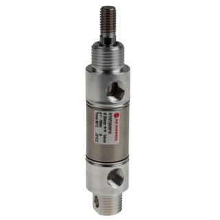 Norgren Pneumatic Roundline Cylinder 20mm Bore, 10mm Stroke, Stainless Steel Body, Double Acting RT/57220/M/10
