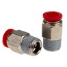 Norgren Pneumatic Fitting Pneufit C Series 10 mm BSP Thread Length 10mm Connection R 1/4 Plastic Body C01250828