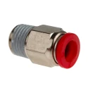 Norgren Pneumatic Fitting Pneufit C Series 10 mm BSP Thread Length 10mm Connection R 1/4 Plastic Body C01250828