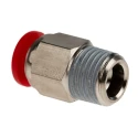 Norgren Pneumatic Fitting Pneufit C Series 10 mm BSP Thread Length 10mm Connection R 1/4 Plastic Body C01250828