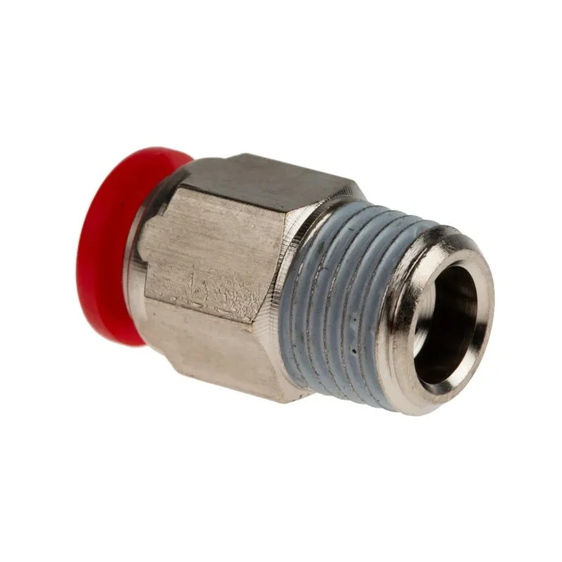 Norgren Pneumatic Fitting Pneufit C Series 10 mm BSP Thread Length 10mm Connection R 1/4 Plastic Body C01250828