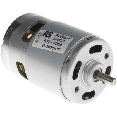 Mellor Electric Brushed DC Motor 24V DC, 13.6 W, 0.046 Nm Torque, 2840 RPM, 5 mm Shaft Diameter DC1024