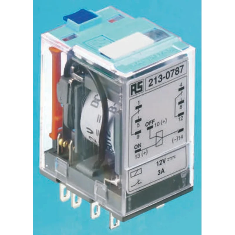 Releco Power Relay 5A Switching Current, 115V AC Coil, DPDT Contact Configuration C9-R21 / AC 115 V