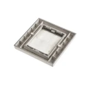 RS PRO RS PRO Series Surface Mount Straight 1 Way Brush Plate Faceplate 86mm x 10mm 878-1091