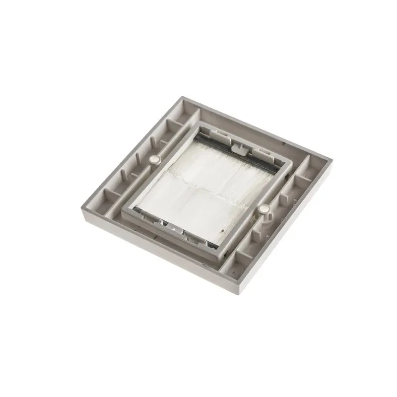 RS PRO RS PRO Series Surface Mount Straight 1 Way Brush Plate Faceplate 86mm x 10mm 878-1091