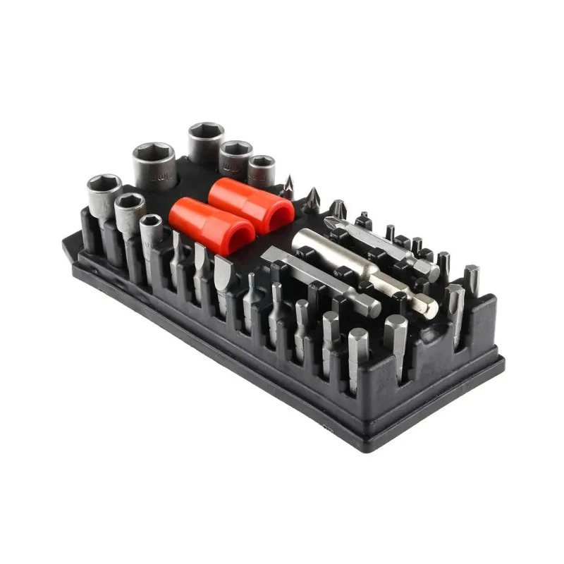 RS PRO 30-Piece 1/4 in Standard Socket Set Chrome Vanadium Steel Hex Drive 213-1005