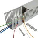 Betaduct Metric Grey Open Slot Cable Trunking W40mm x D80mm x L1m Polyvinyl Chloride W40mm