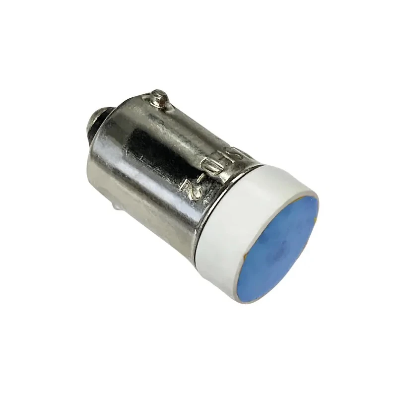 Idec Blue Indicator Lamp Multichip 12V BA9 Base 10.6 mm Diameter 200mcd LSED-1SN