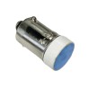 Idec Blue Indicator Lamp Multichip 12V BA9 Base 10.6 mm Diameter 200mcd LSED-1SN
