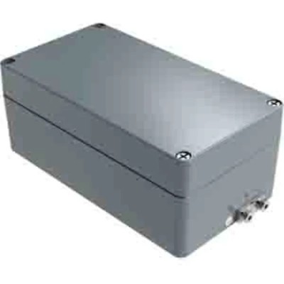 RS PRO Die Cast Aluminium General Purpose Enclosure Grey Lid IP66 IK09 120mm x 91mm x 220mm 213-1641