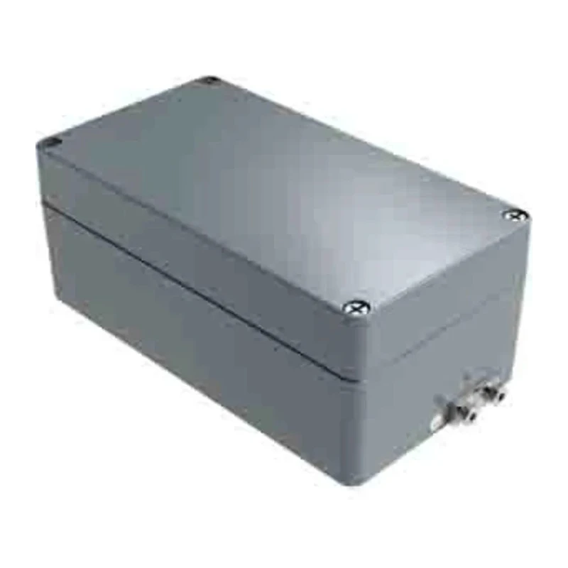 RS PRO Die Cast Aluminium General Purpose Enclosure Grey Lid IP66 IK09 120mm x 91mm x 220mm 213-1641