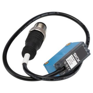 SICK Contrast Sensor RGB LED 12.5 mm Maximum Detection, NPN Output, 50 mA Current, IP67 Rated, 24V DC 