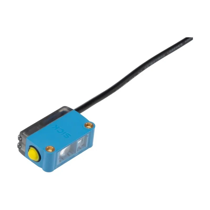 SICK Contrast Sensor RGB LED 12.5 mm Maximum Detection, NPN Output, 50 mA Current, IP67 Rated, 24V DC 