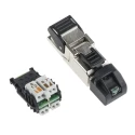 Telegartner RJ45 Connector Male Cable Cat6a Shielded Straight 1 Port 8 Way 