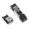 Telegartner RJ45 Connector Male Cable Cat6a Shielded Straight 1 Port 8 Way