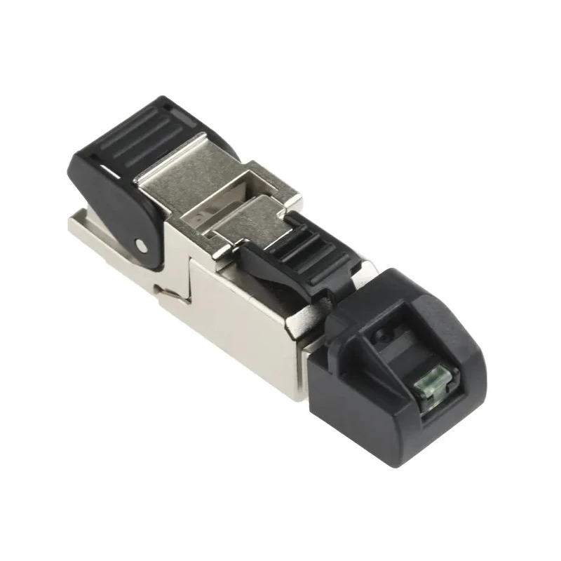 Telegartner RJ45 Connector Male Cable Cat6a Shielded Straight 1 Port 8 Way 