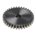 RS PRO Steel 35 Teeth Spur Gear, 1 Module, 6mm Bore, 35 mm Pitch Diameter, 14 mm Hub Diameter 878-7910