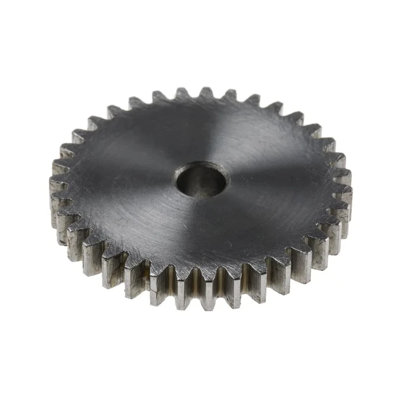 RS PRO Steel 35 Teeth Spur Gear, 1 Module, 6mm Bore, 35 mm Pitch Diameter, 14 mm Hub Diameter 878-7910