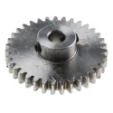 RS PRO Steel 35 Teeth Spur Gear, 1 Module, 6mm Bore, 35 mm Pitch Diameter, 14 mm Hub Diameter 878-7910