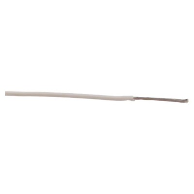 Alpha Wire Hookup Wire TEFLON Series White 0.14 mm², 26 AWG, 7 x 34 AWG Core Strands, 100 ft, 250V, PTFE Jacket 2843/7 WH005