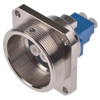 Telegartner LC to LC Multimode Duplex Fibre Optic Adapter 0.2dB Insertion Loss J68071A0000