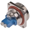 Telegartner LC to LC Multimode Duplex Fibre Optic Adapter 0.2dB Insertion Loss J68071A0000